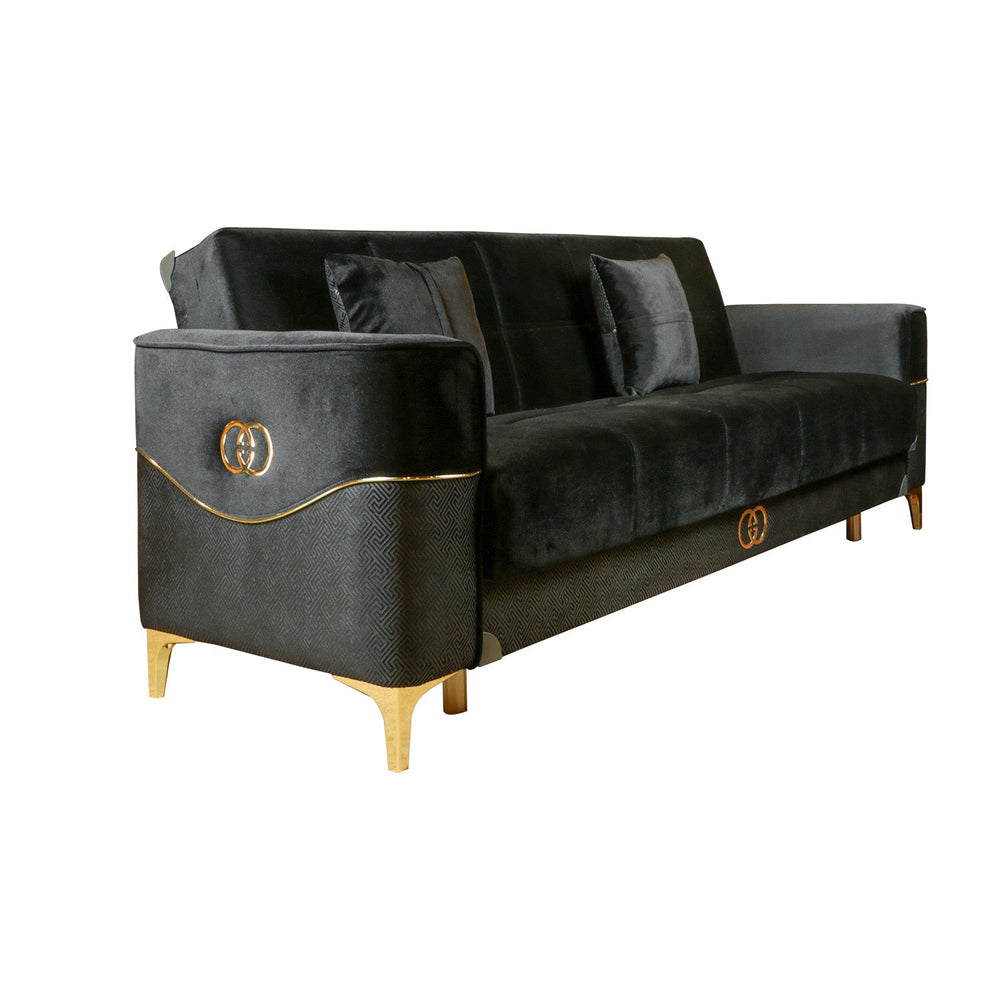 Turkish Clara Sofa, Black - V Surfaces