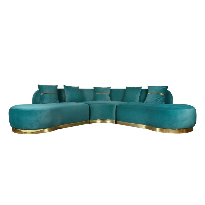Turkish Fasulya Sofa, Green - V Surfaces