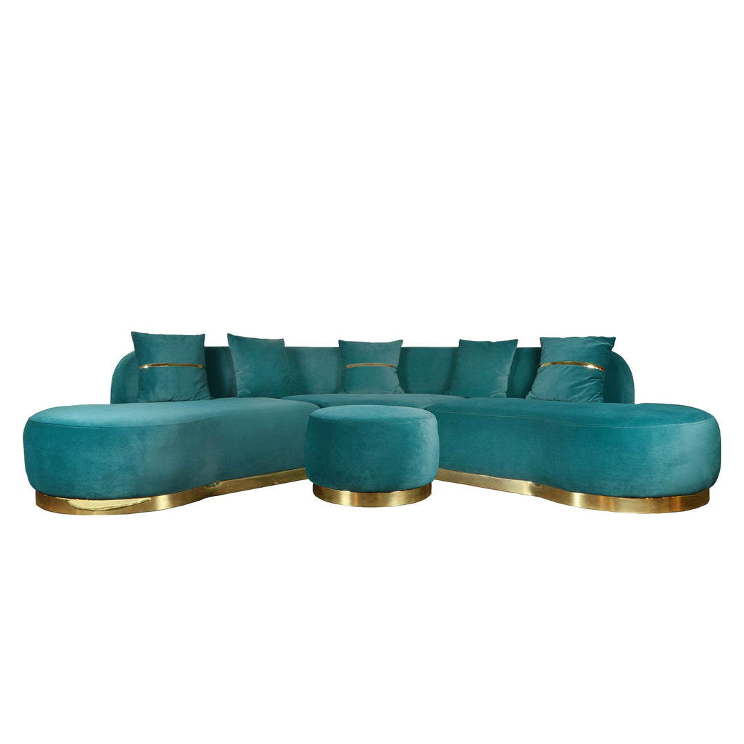 Turkish Fasulya Sofa, Green - V Surfaces