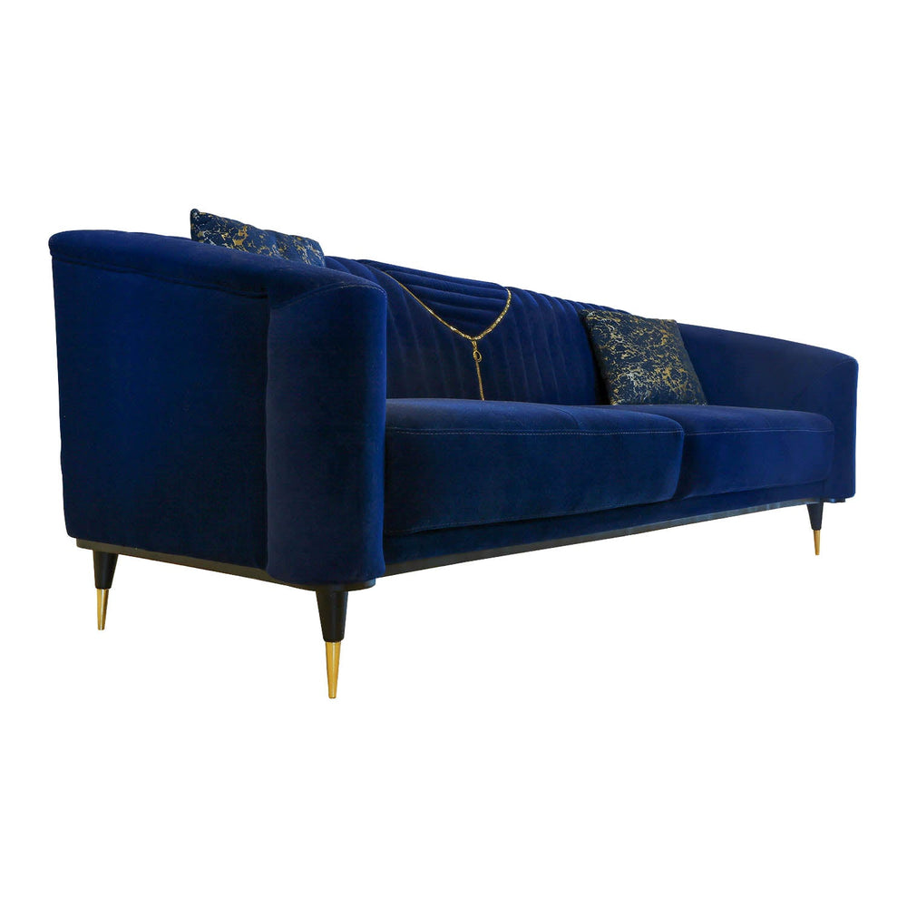 TURKISH GUCCI SOFA 3 ST/1PCS/BLUE - V Surfaces