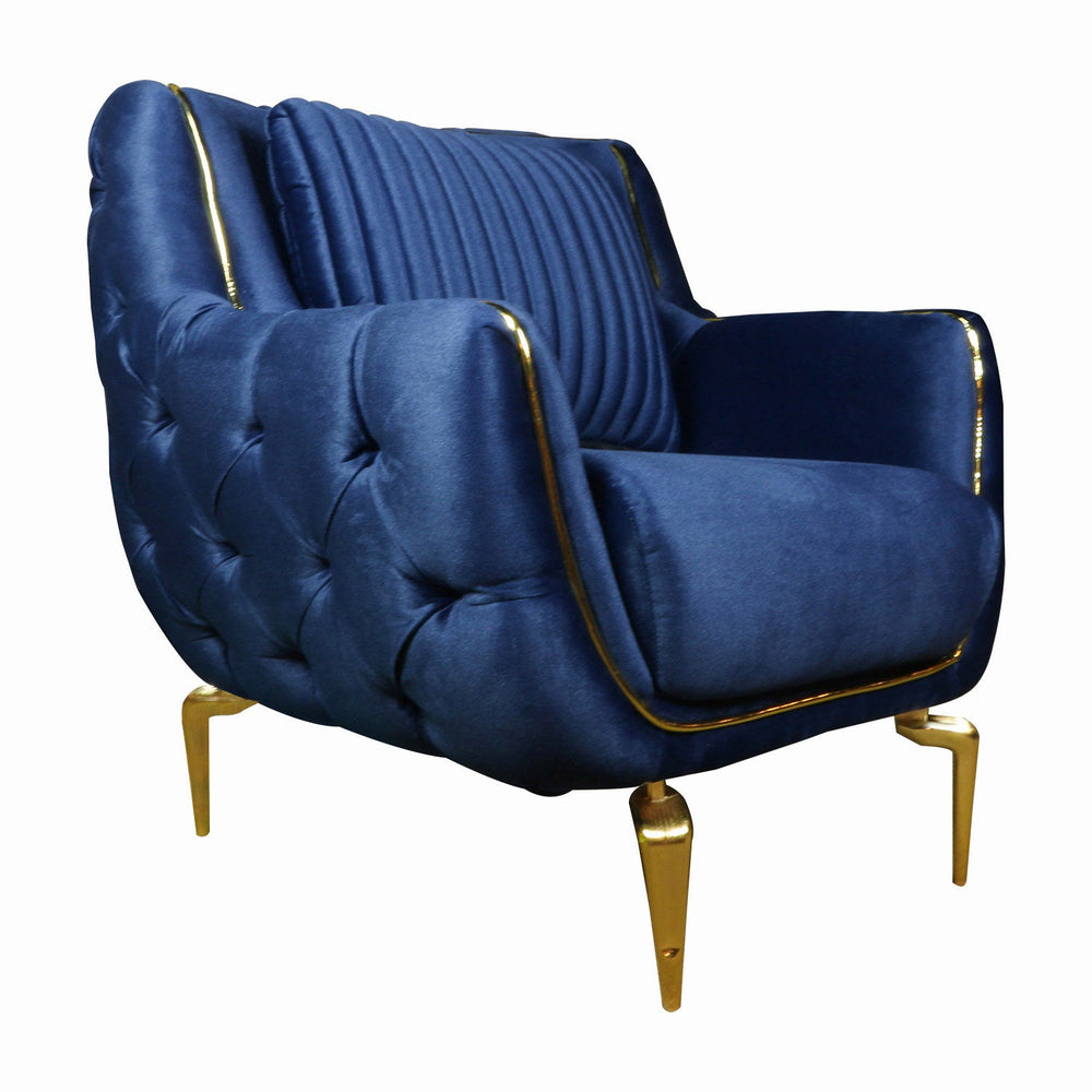 TURKISH LUCAS ARM CHAIR 1 PCS GRACE 560 ROYAL BLUE - V Surfaces