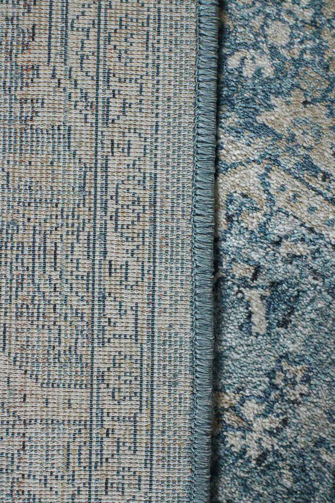 Turkish Modern Festival - 1 Rug - 2.1 x 10. FT - Blue - Superior Comfort, Modern Style Accent Rugs - V Surfaces