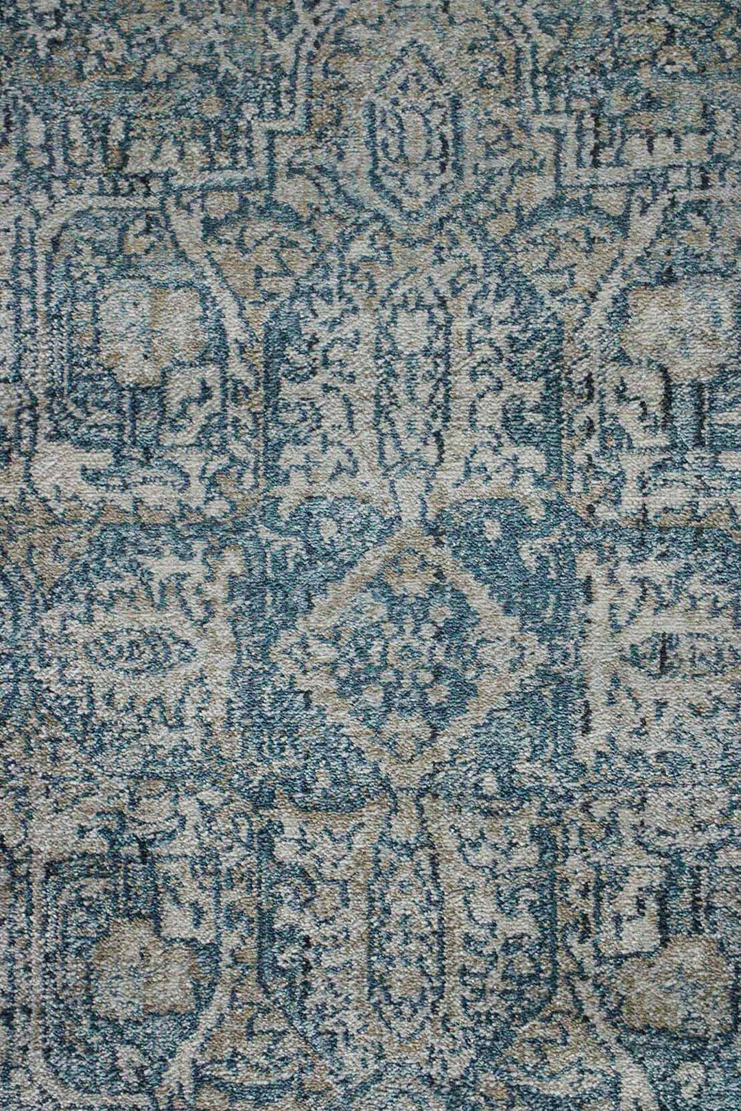 Turkish Modern Festival - 1 Rug - 2.1 x 10. FT - Blue - Superior Comfort, Modern Style Accent Rugs - V Surfaces