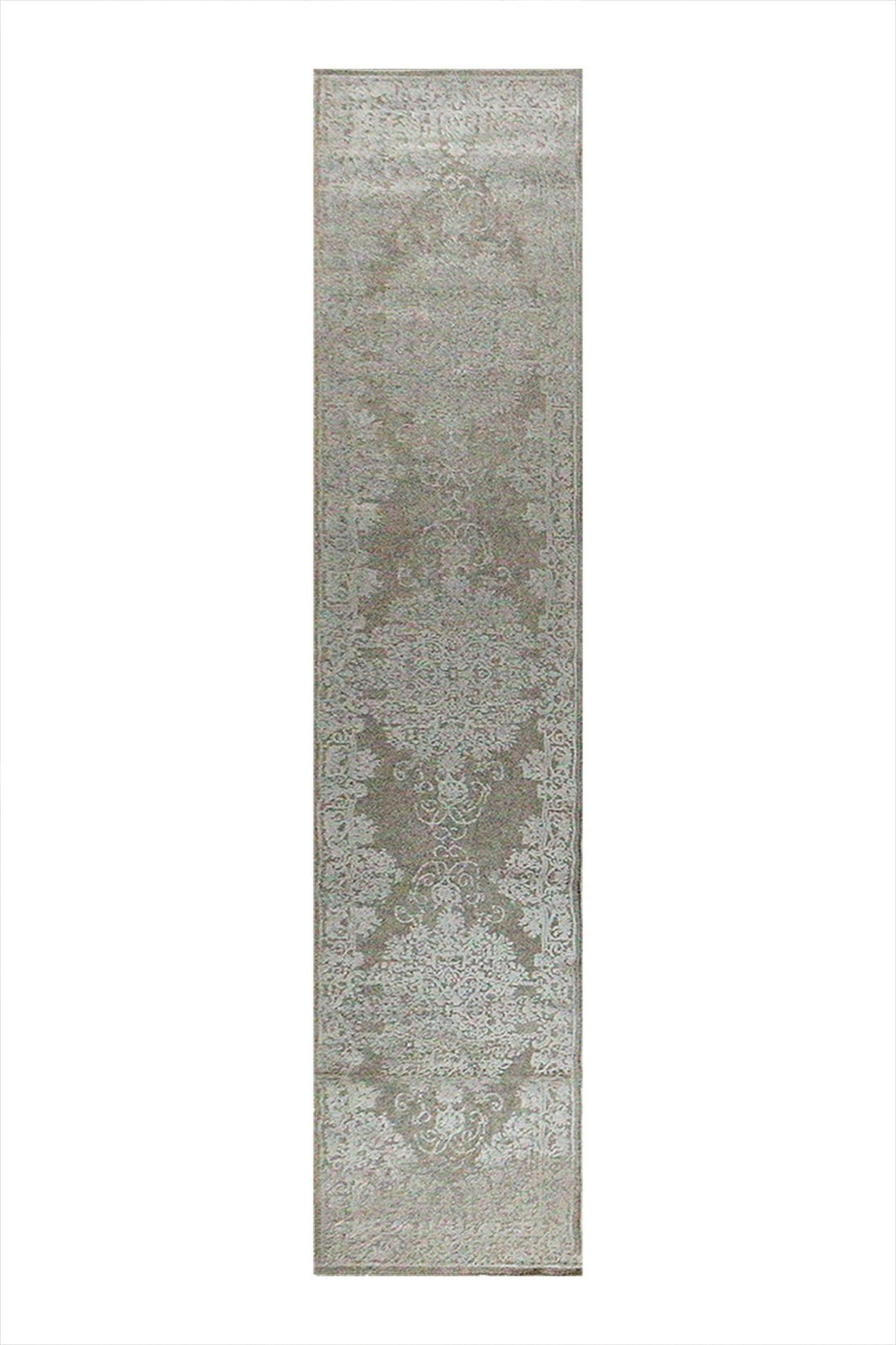 Turkish Modern Festival 1 Rug - 2.1 x 7.5 FT - Gray - Sleek and Minimalist for Chic Interiors - V Surfaces