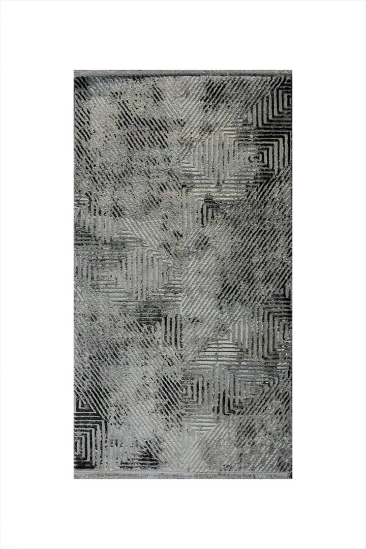 Turkish Modern Festival 1 Rug - 2.6 x 4.9 FT - Gray - Superior Comfort, Modern Style Accent Rugs - V Surfaces