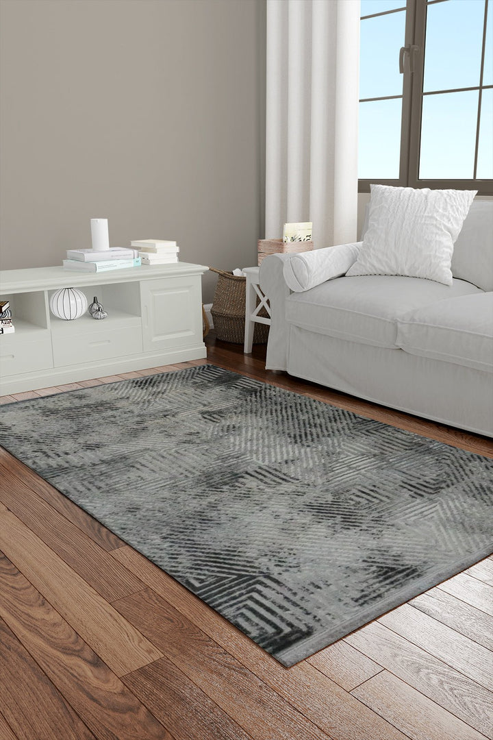 Turkish Modern Festival 1 Rug - 2.6 x 4.9 FT - Gray - Superior Comfort, Modern Style Accent Rugs - V Surfaces
