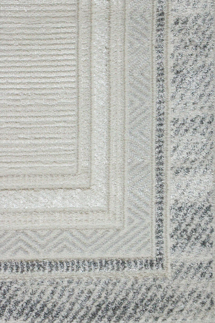 Turkish Modern Festival - 1 Rug - 3.2 x 6.5 FT - Cream - Superior Comfort, Modern Style Accent Rugs - V Surfaces