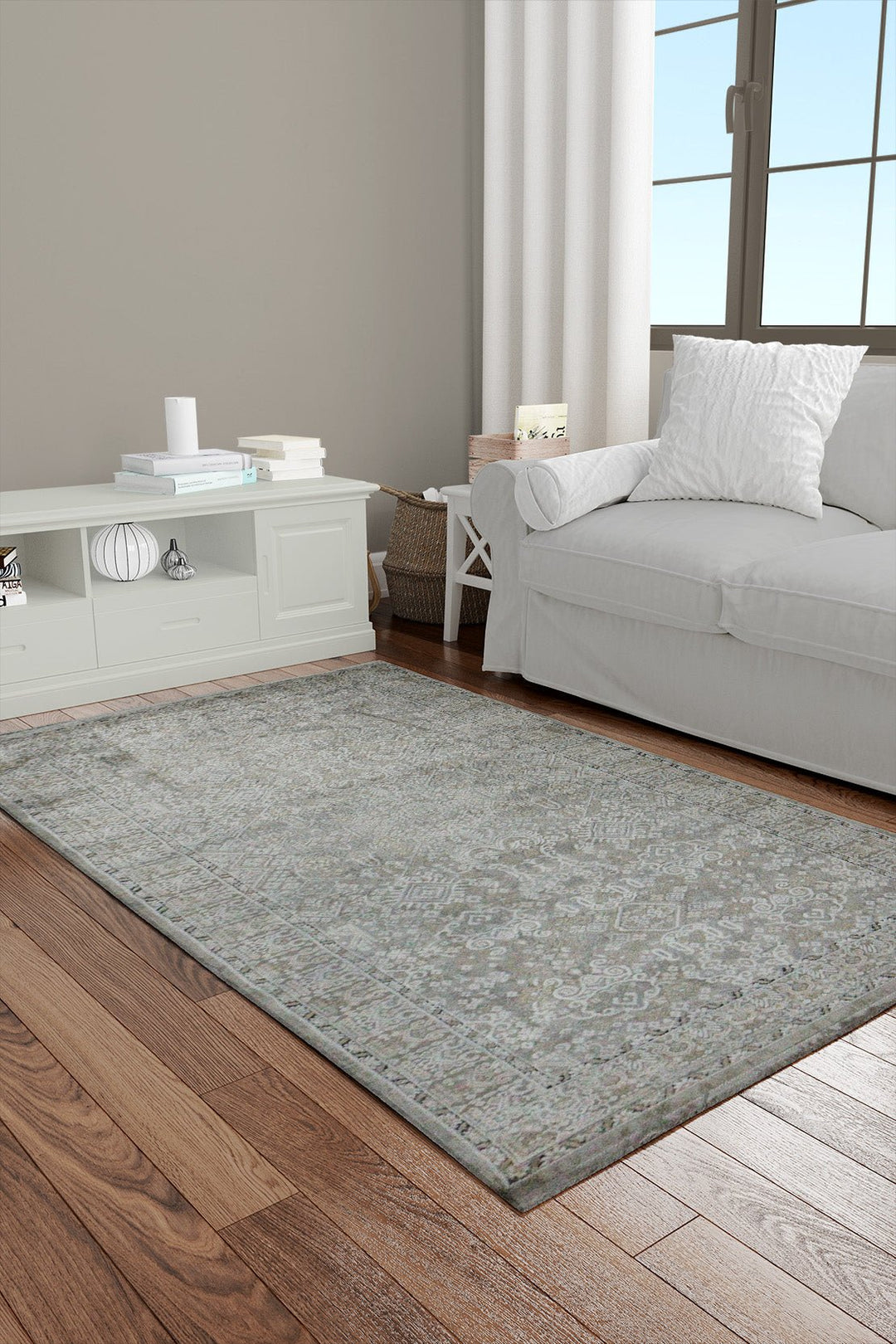 Turkish Modern Festival - 1 Rug - 3.2 x 6.5 FT - Cream - Superior Comfort, Modern Style Accent Rugs - V Surfaces