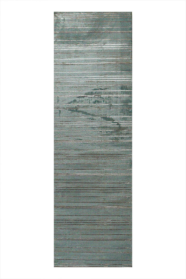 Turkish Modern Festival 1 Rug - 3.2 x 9.8 FT - Blue - Sleek and Minimalist for Chic Interiors - V Surfaces