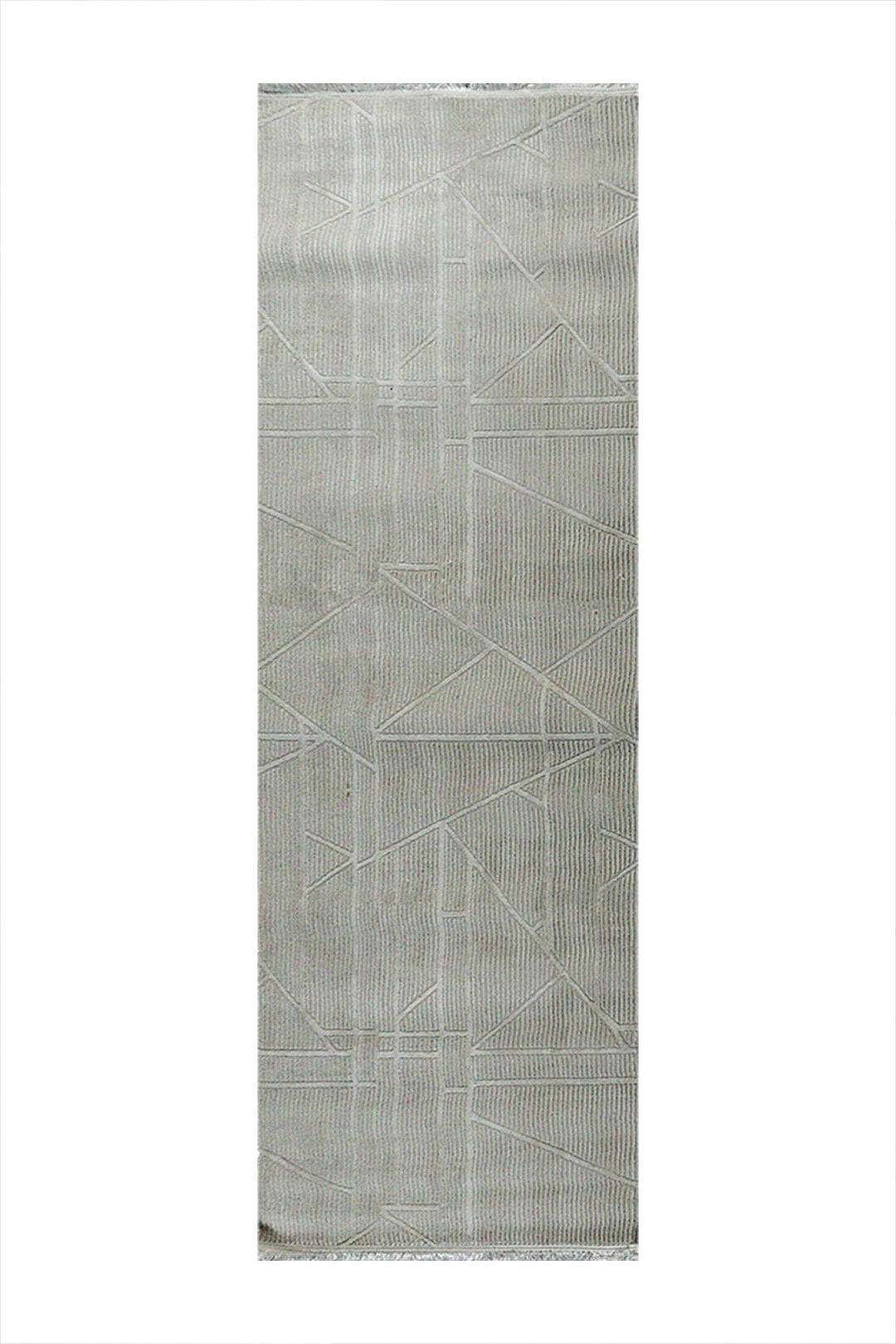 Turkish Modern Festival 1 Rug - 3.2 x 9.8 FT - Cream - Sleek and Minimalist for Chic Interiors - V Surfaces