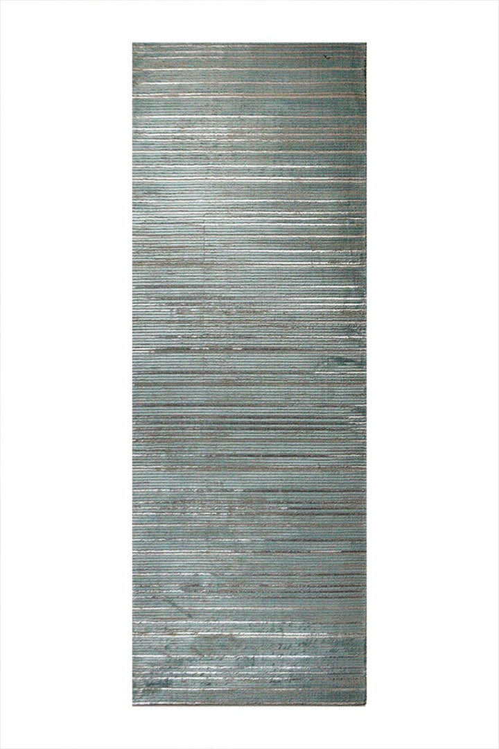 Turkish Modern Festival - 1 Rug - 3.2 x 9.8 FT - Gray and Blue - Superior Comfort, Modern Style Accent Rugs - V Surfaces