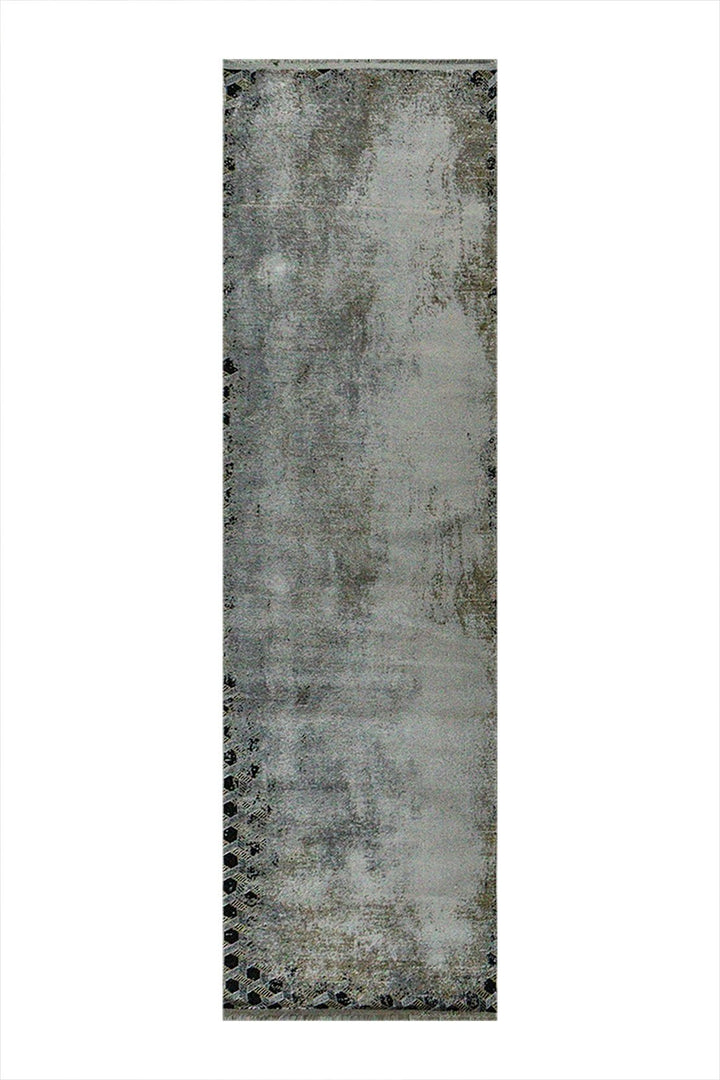 Turkish Modern Festival 1 Rug - 3.2 x 9.8 FT - Gray - Sleek and Minimalist for Chic Interiors - V Surfaces