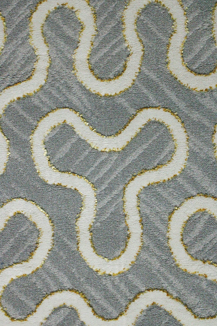 Turkish Modern Festival 1 Rug - 3.2 x 9.8 FT - Gray - Sleek and Minimalist for Chic Interiors - V Surfaces