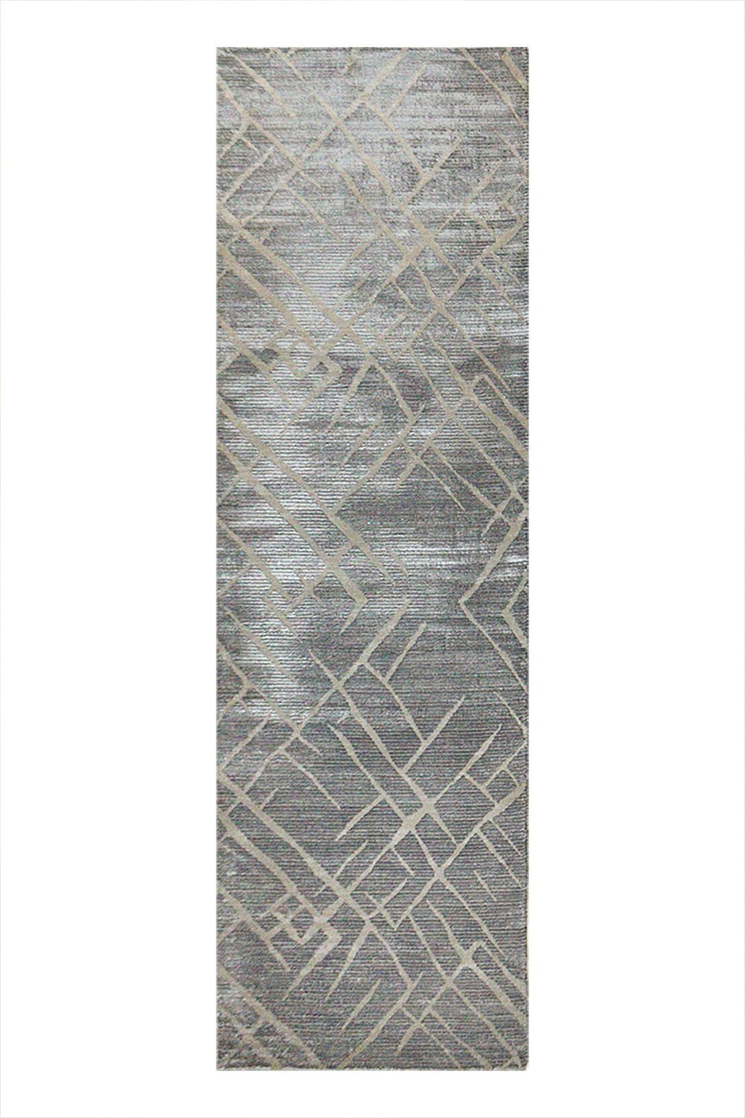 Turkish Modern Festival - 1 Rug - 3.2 x 9.8 FT - Gray - Superior Comfort, Modern Style Accent Rugs - V Surfaces