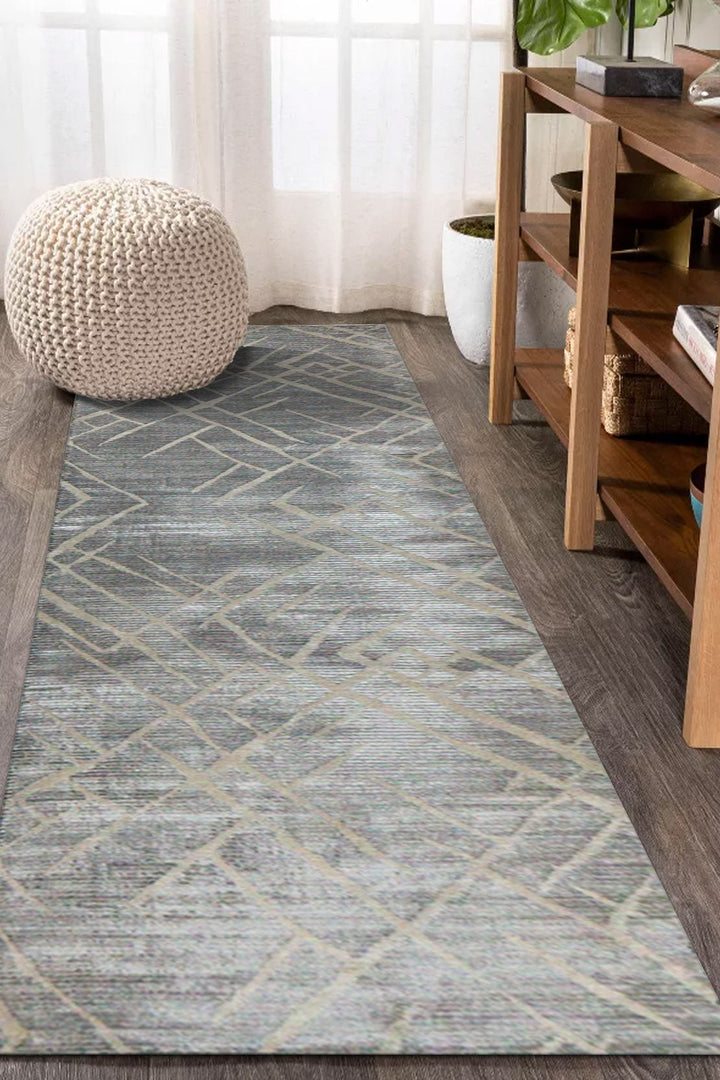 Turkish Modern Festival - 1 Rug - 3.2 x 9.8 FT - Gray - Superior Comfort, Modern Style Accent Rugs - V Surfaces