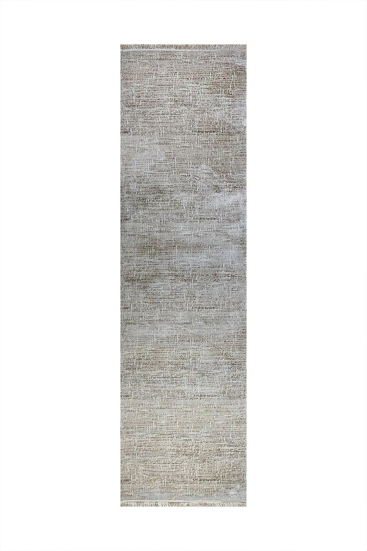 Turkish Modern Festival -1 Rug - 3.3 x 9.8 FT - Cream and Brown - Superior Comfort, Modern & Contemporary Style Accent Rugs - V Surfaces