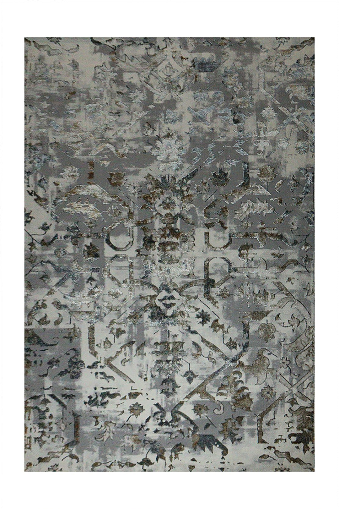 Turkish Modern Festival - 1 Rug - 4.9 x 7.3 FT - Gray - Superior Comfort, Modern Style Accent Rugs - V Surfaces