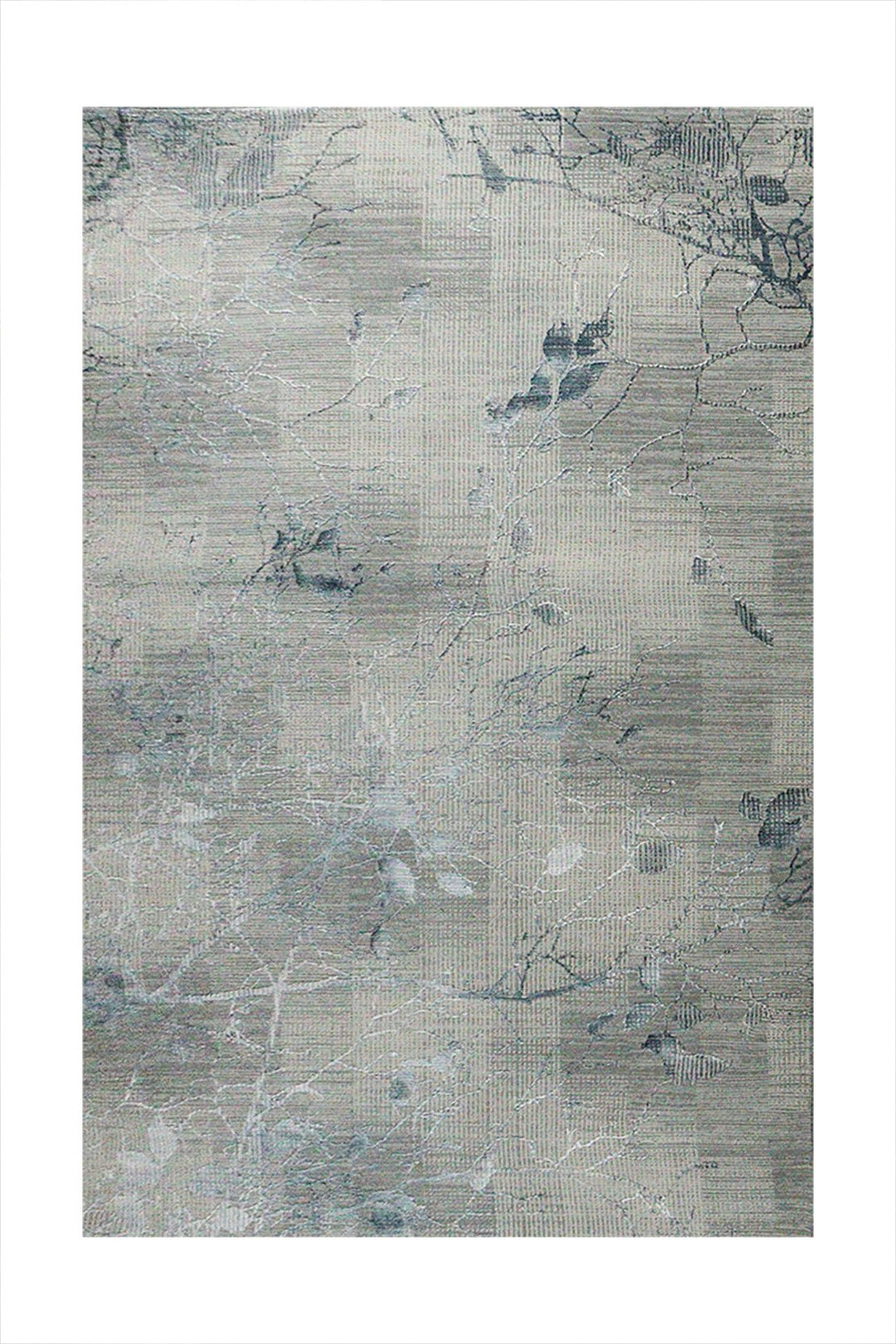 Turkish Modern Festival 1 Rug - 5.2 x 7.2 FT - Gray - Sleek and Minimalist for Chic Interiors - V Surfaces