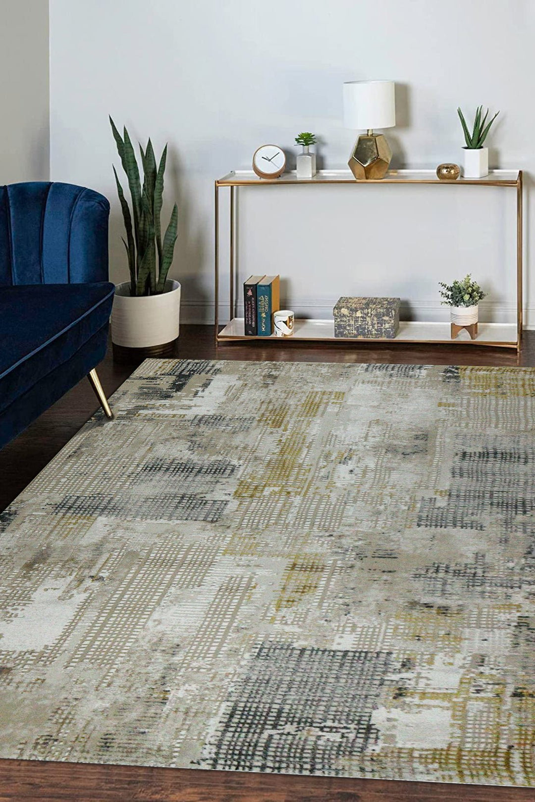 Turkish Modern Festival 1 Rug - 5.2 x 7.5 FT - Beige - Sleek and Minimalist for Chic Interiors - V Surfaces