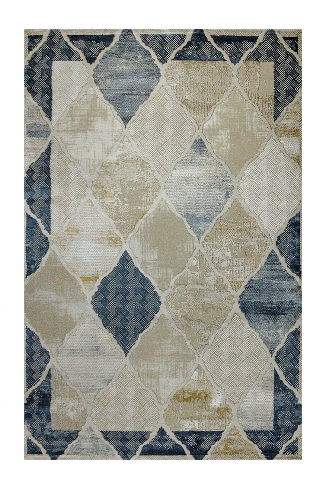 Turkish Modern Festival 1 Rug - 5.2 x 7.5 FT - Beige - Sleek and Minimalist for Chic Interiors - V Surfaces