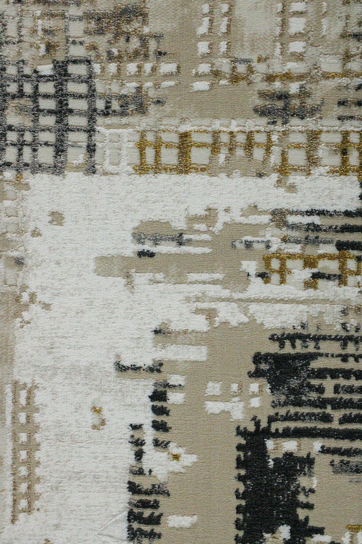 Turkish Modern Festival 1 Rug - 5.2 x 7.5 FT - Beige - Sleek and Minimalist for Chic Interiors - V Surfaces