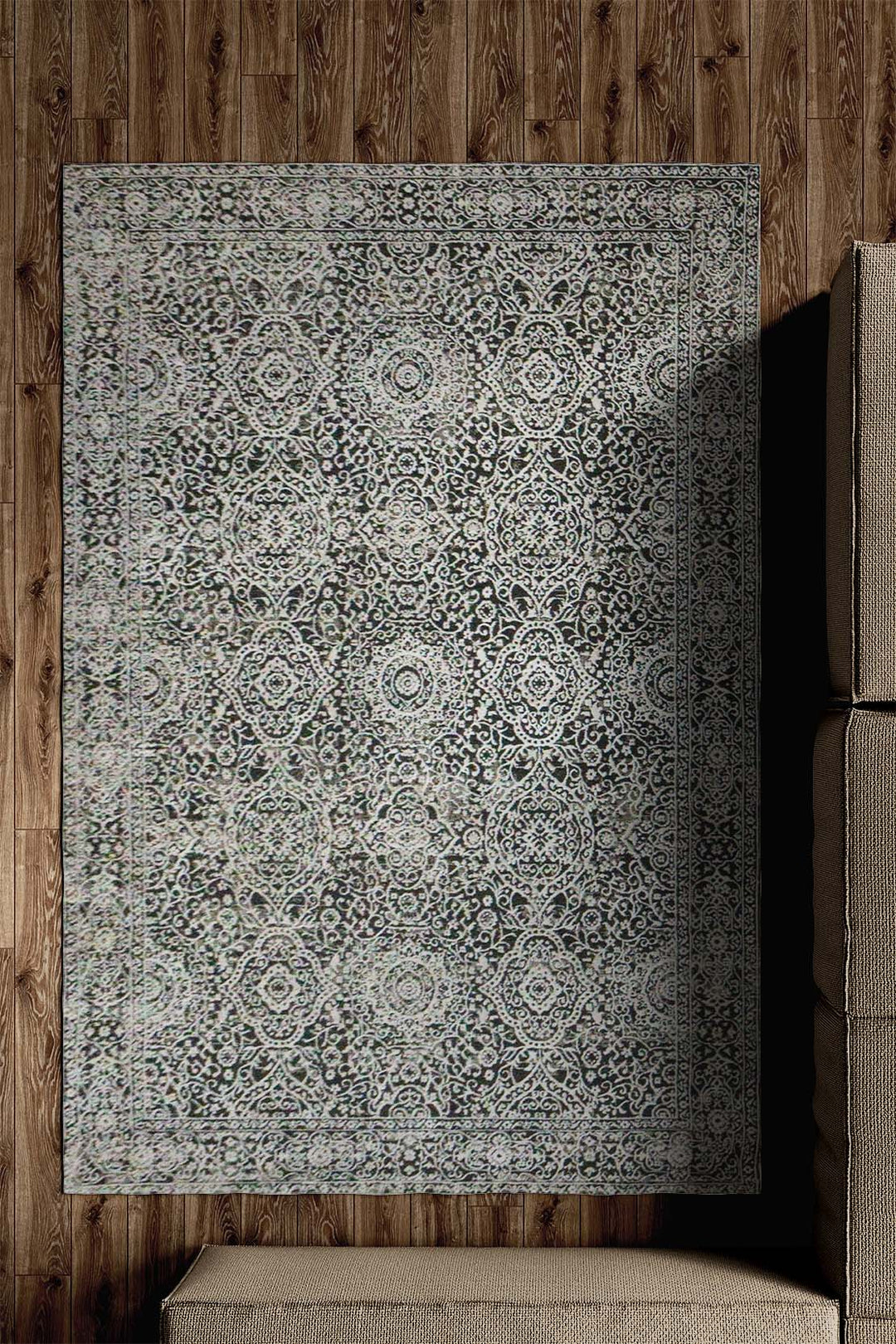 Turkish Modern Festival - 1 Rug - 5.2 x 7.5 FT - Gray - Superior Comfort, Modern Style Accent Rugs - V Surfaces