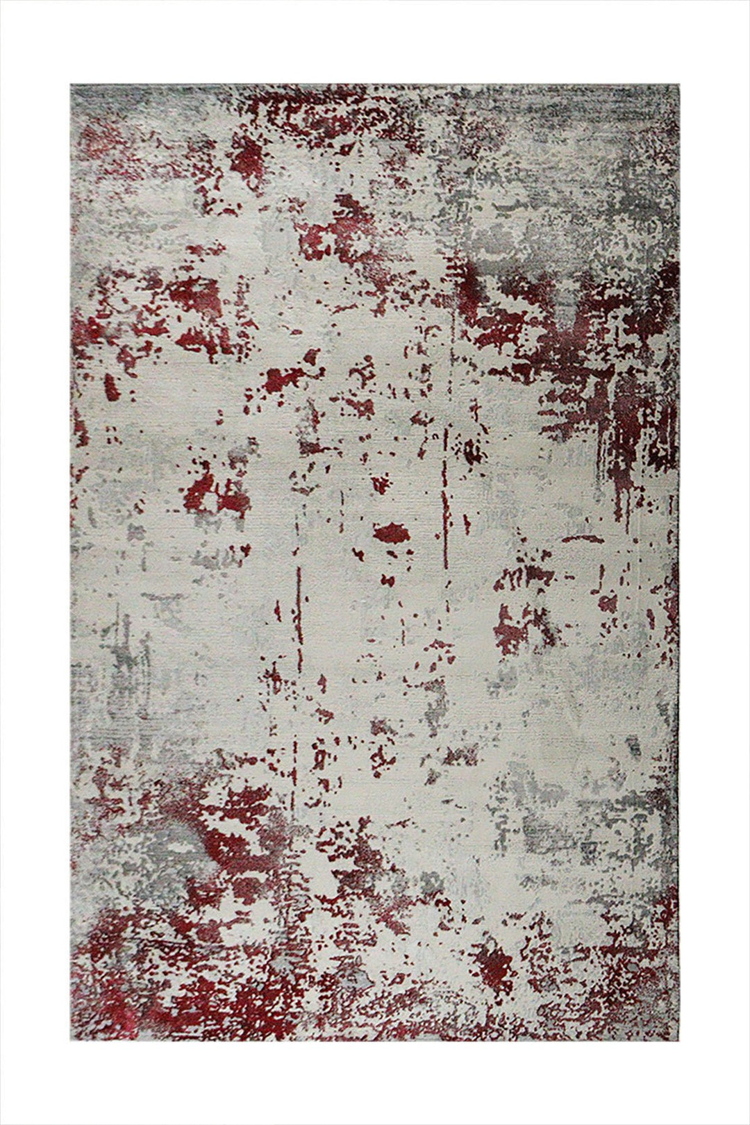 Turkish Modern Festival - 1 Rug - 5.2 x 7.5 FT - Red and Cream - Superior Comfort, Modern Style Accent Rugs - V Surfaces