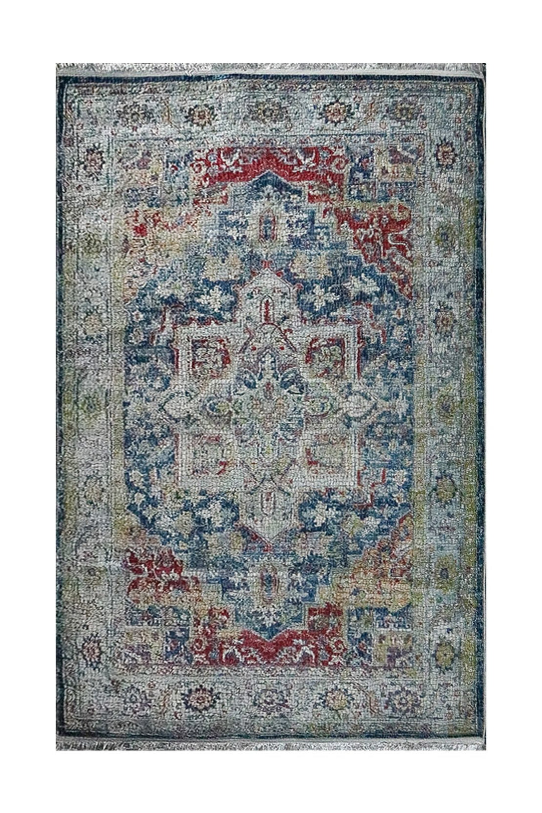 Turkish Modern Festival 1 Rug - 5.24 x 7.54 FT - Gray - Superior Comfort, Modern Style Accent Rugs - V Surfaces