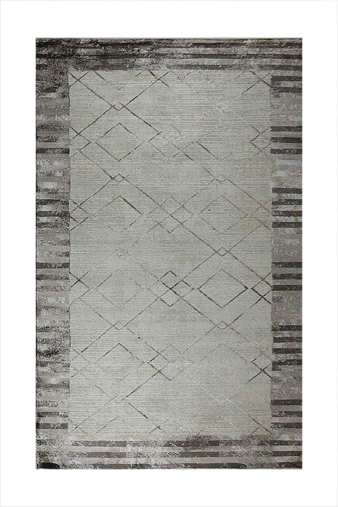 Turkish Modern Festival 1 Rug - 6.5 x 9.5 FT - Beige - Sleek and Minimalist for Chic Interiors - V Surfaces