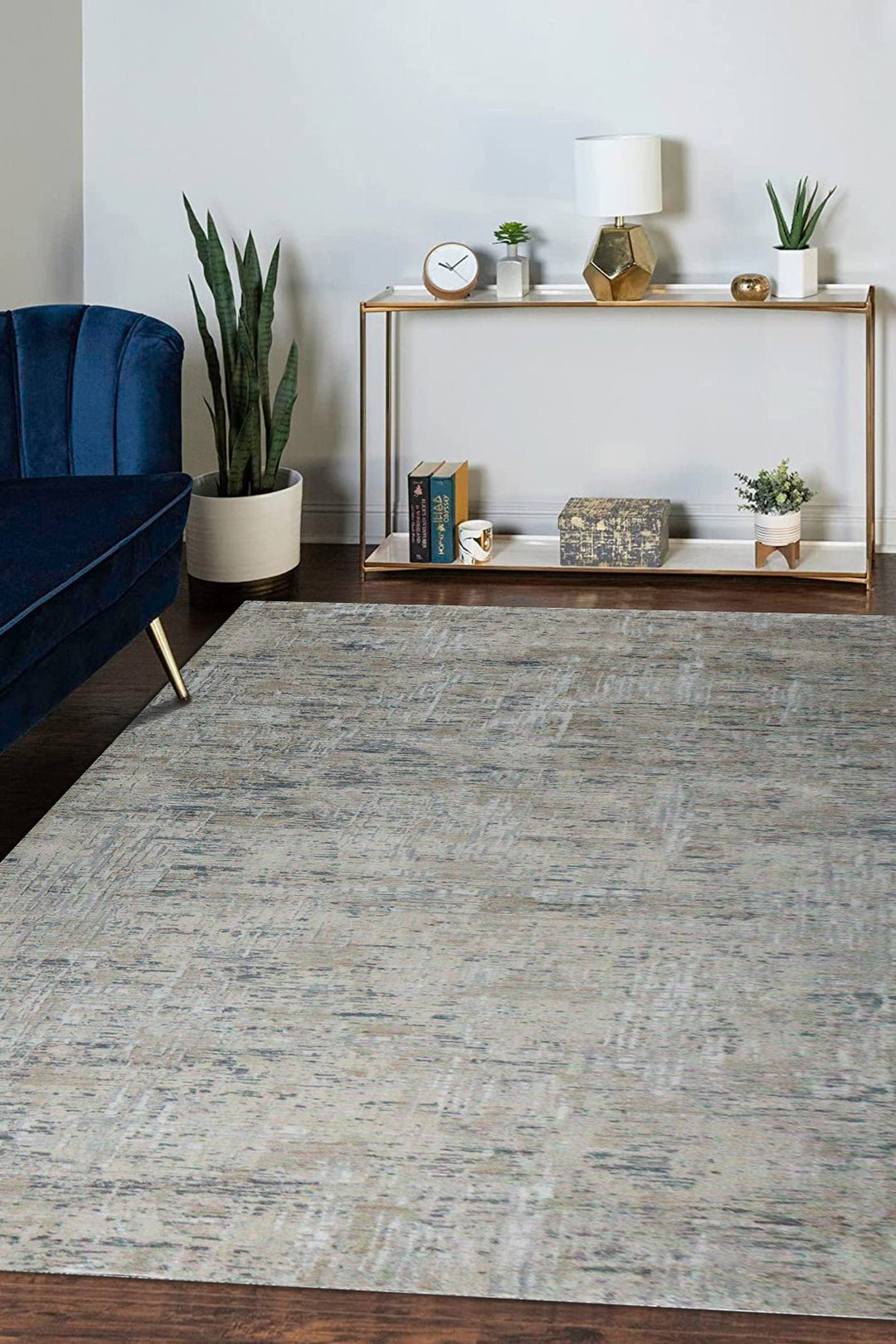 Turkish Modern Festival 1 Rug - 6.5 x 9.8 FT - Gray - Sleek and Minimalist for Chic Interiors - V Surfaces