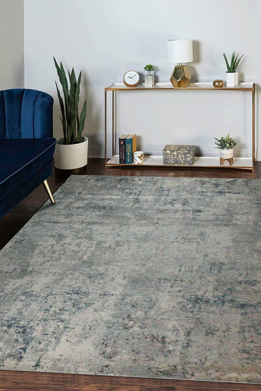 Turkish Modern Festival 1 Rug - 7.8 x 10.4 FT - Gray - Sleek and Minimalist for Chic Interiors - V Surfaces