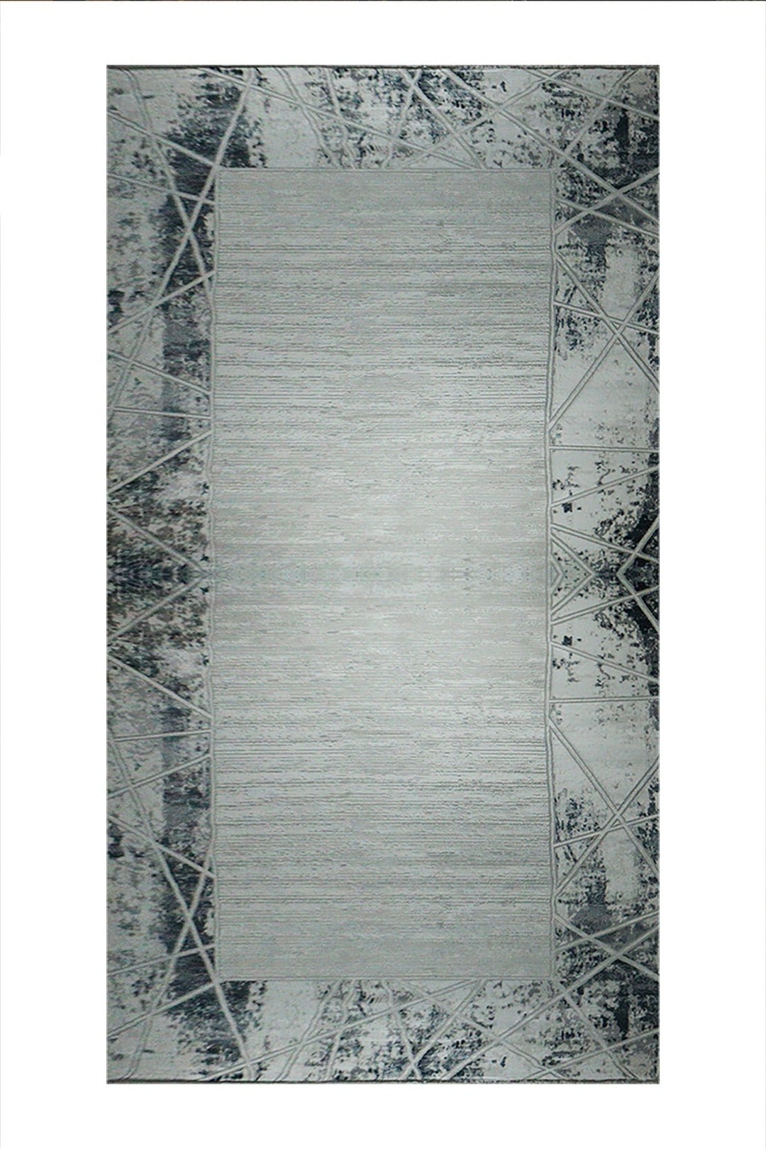 Turkish Modern Festival 1 Rug - 7.8 x 18.7 FT - Gray - Sleek and Minimalist for Chic Interiors - V Surfaces