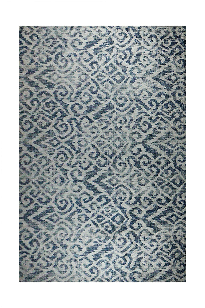 Turkish Modern Festival - 1 Rug - 7.8 x 9.5 FT - Blue - Superior Comfort, Modern Style Accent Rugs - V Surfaces