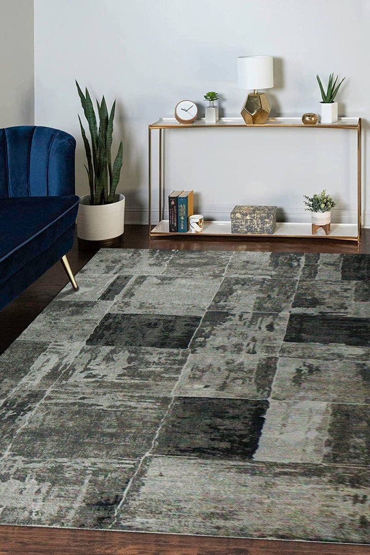 Turkish Modern Festival - 1 Rug - 7.8 x 9.5 FT - Gray - Superior Comfort, Modern Style Accent Rugs - V Surfaces