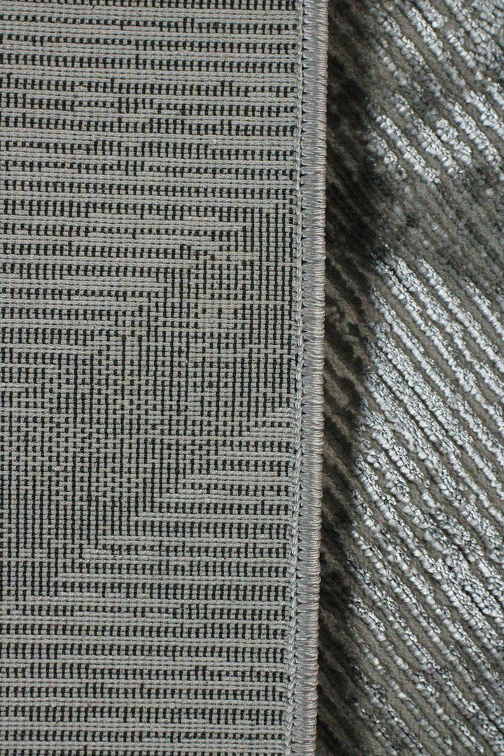 Turkish Modern Festival 1 Rug - 7.8 x 9.8 FT - Gray - Sleek and Minimalist for Chic Interiors - V Surfaces