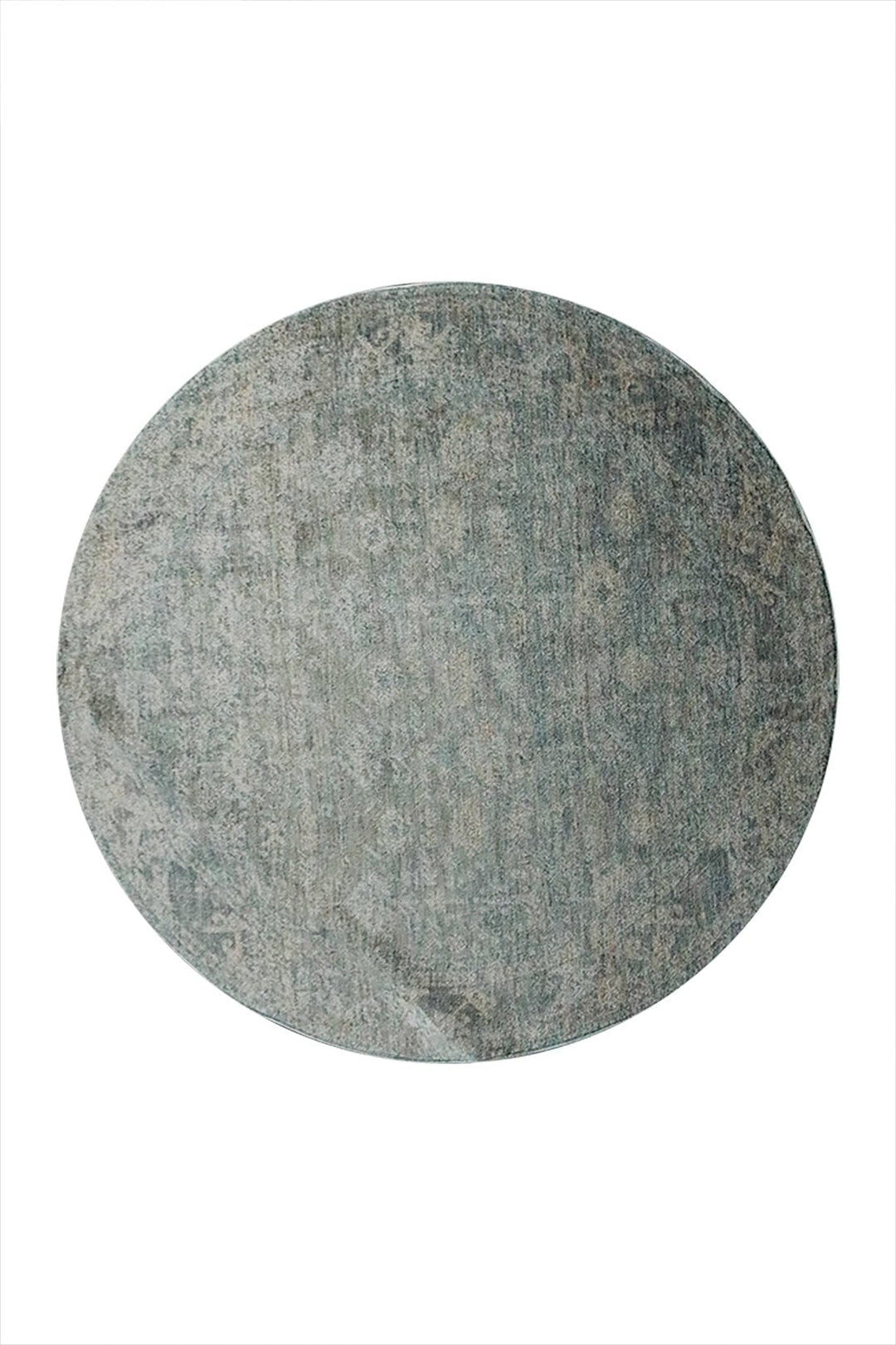 Turkish Modern Festival 1 Rug - Beige and Blue - 5.2 x 5.2 FT - Superior Comfort, Modern Style Accent Rugs - V Surfaces