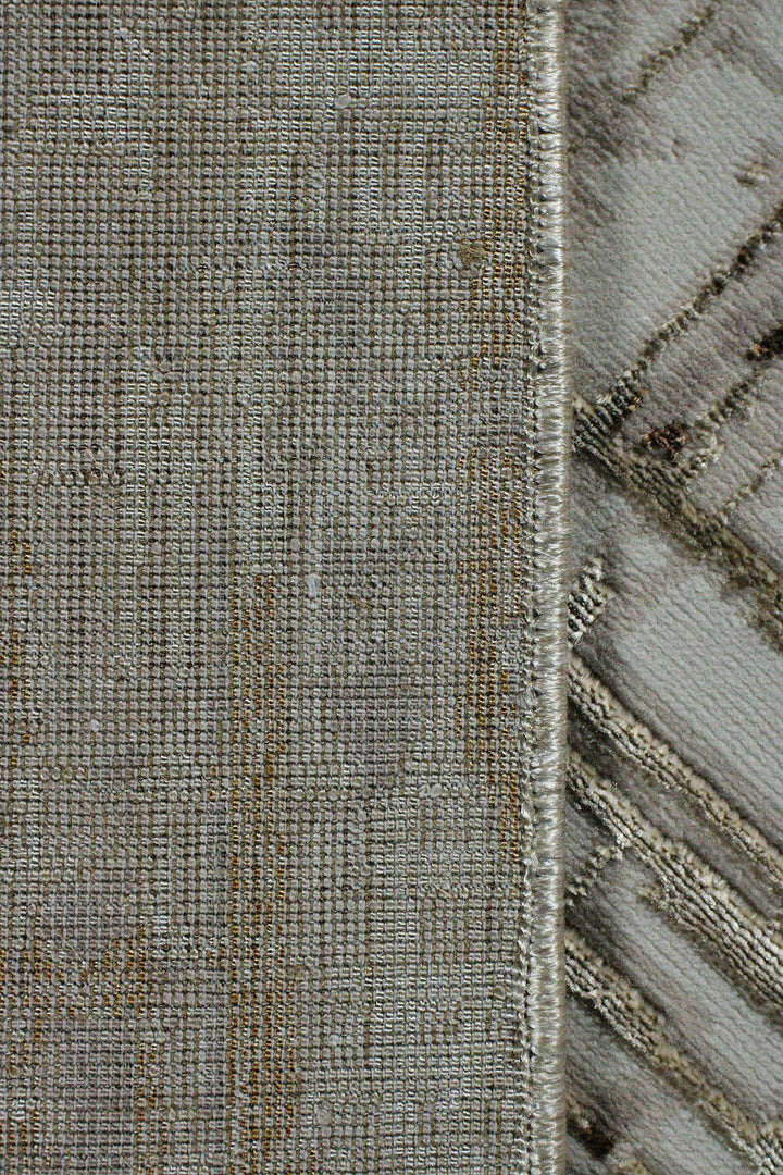 Turkish Modern Festival 1 Rug - Beige & Brown - 5.2 x 7.5 FT - Sleek And Minimalist For Chic Interiors - V Surfaces