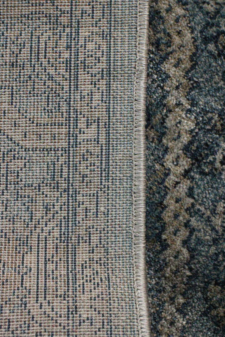 Turkish Modern Festival-1 Rug - Blue - 2.1 X 4.0 Ft- Sleek And Minimalist For Chic Interiors - V Surfaces