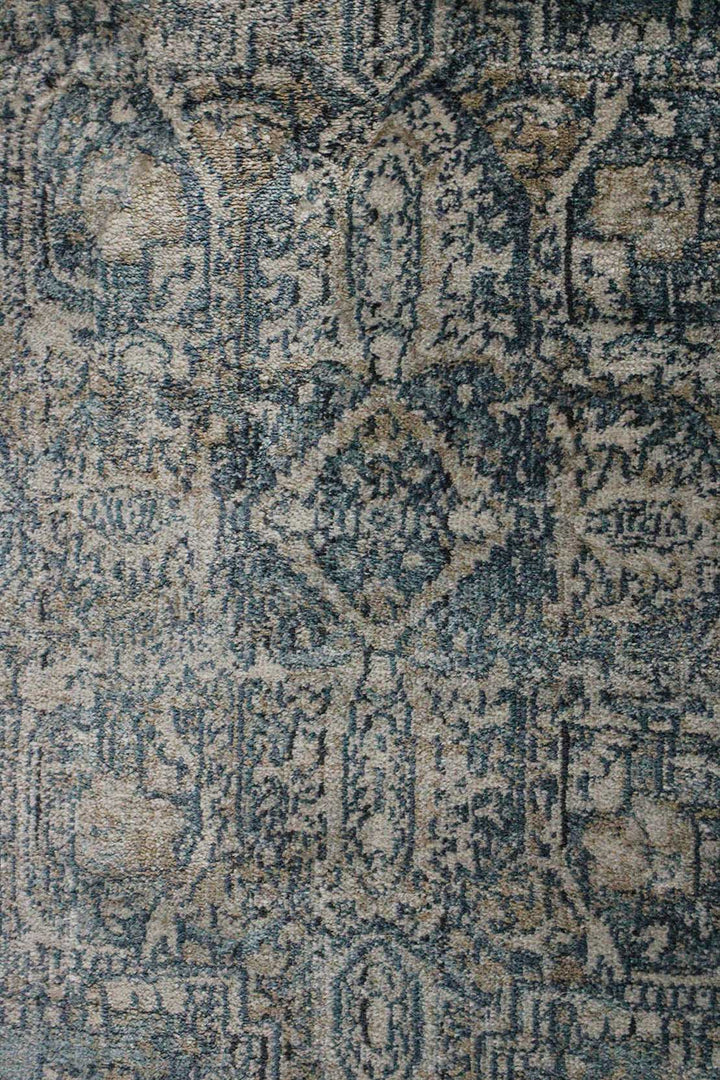 Turkish Modern Festival-1 Rug - Blue - 2.1 X 4.0 Ft- Sleek And Minimalist For Chic Interiors - V Surfaces