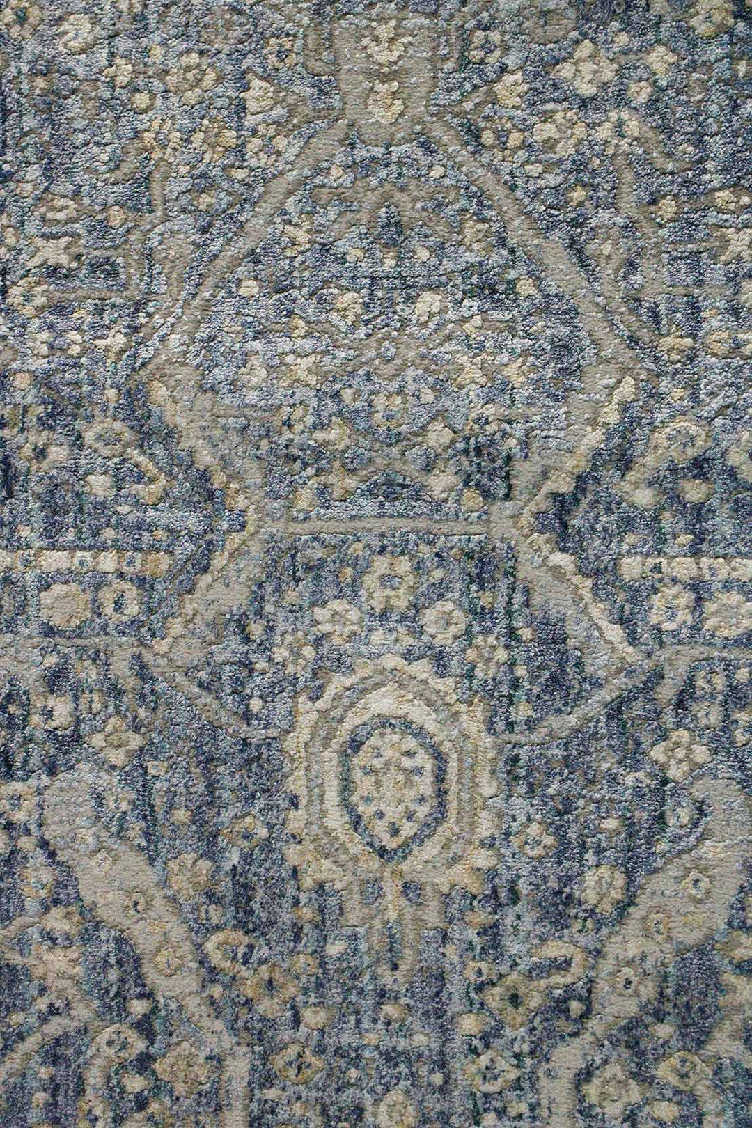 Turkish Modern Festival-1 Rug - Blue - 2.1 X 7.5 Ft- Sleek And Minimalist For Chic Interiors - V Surfaces