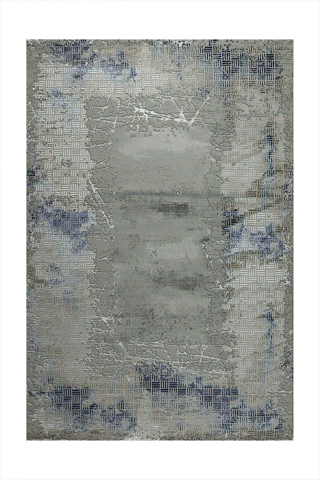 Turkish Modern Festival 1 Rug - Gray - 5.2 x 7.5 FT - Sleek And Minimalist For Chic Interiors - V Surfaces