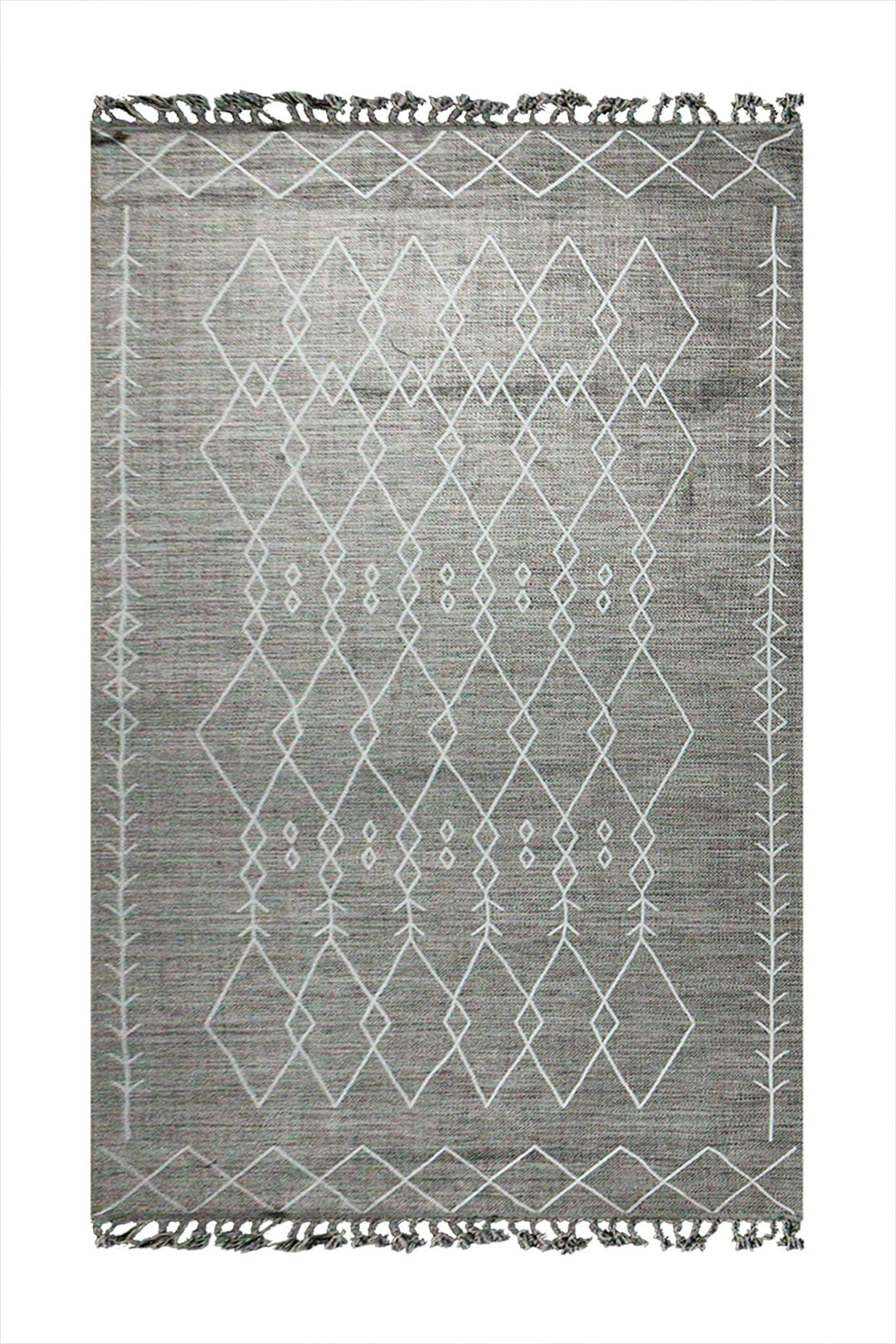 Turkish Modern Festival 1 Rug - Gray - 6.5 x 9.8 FT - Sleek And Minimalist For Chic Interiors - V Surfaces