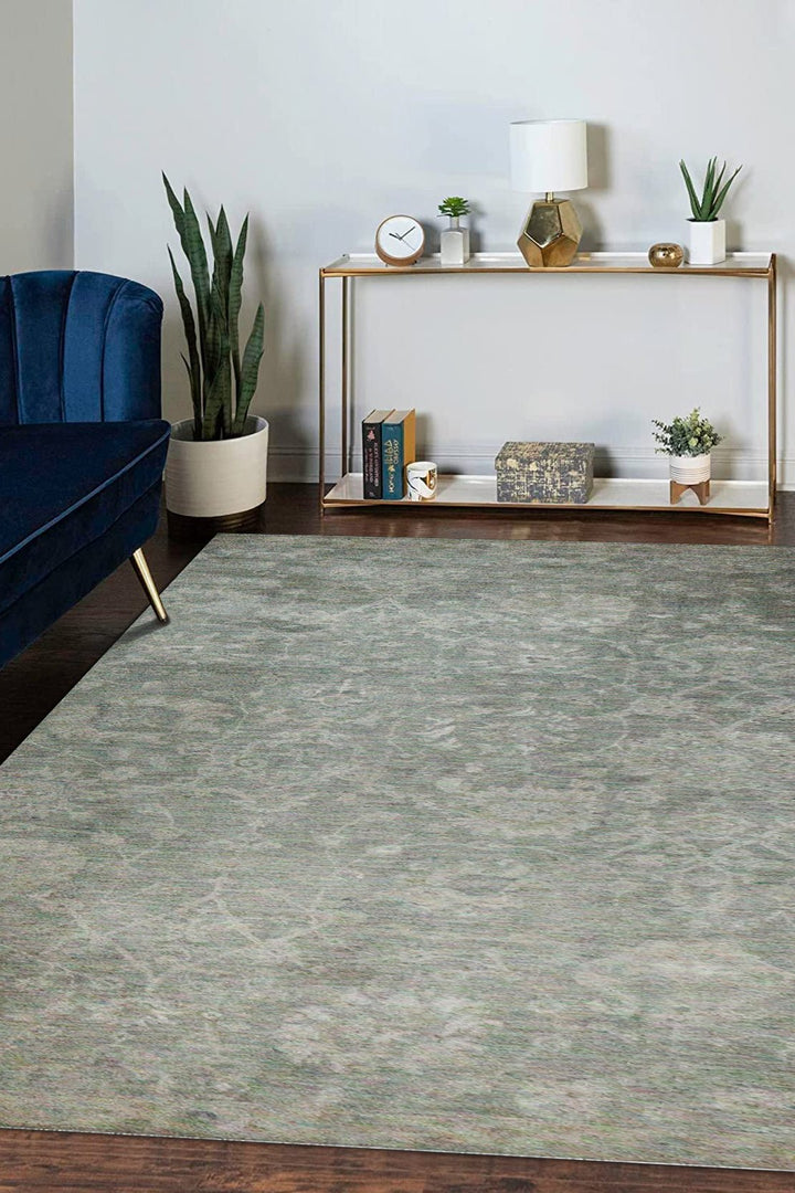 Turkish Modern Festival-1 Rug - Grey - 4.5 X 11.8 Ft- Sleek And Minimalist For Chic Interiors - V Surfaces