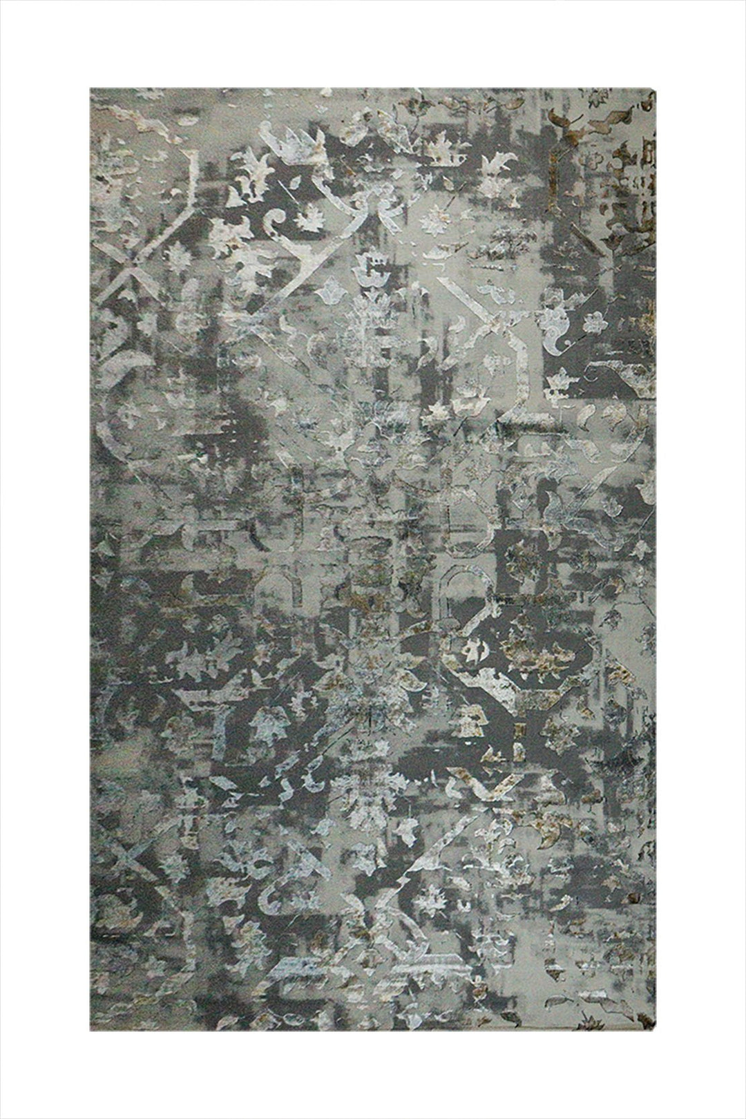 Turkish Modern Festival-1 Rug - Grey - 6.5 X 9.5 Ft- Sleek And Minimalist For Chic Interiors - V Surfaces