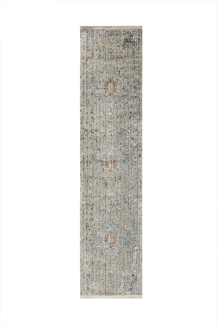 Turkish Modern Festival-1 Rug - Gry - 1.9 X 8.0 Ft- Sleek And Minimalist For Chic Interiors - V Surfaces