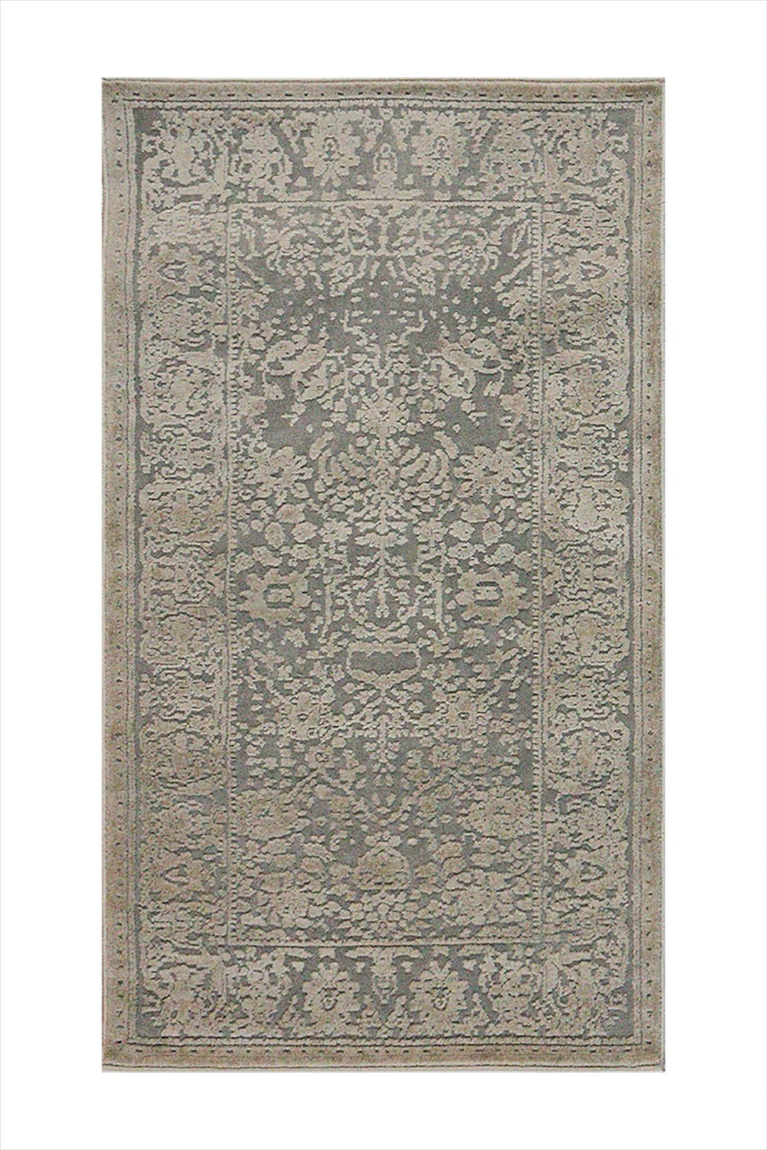 Turkish Modern Festival-1 Rug - L Gray - 2.2 X 3.9 Ft- Sleek And Minimalist For Chic Interiors - V Surfaces