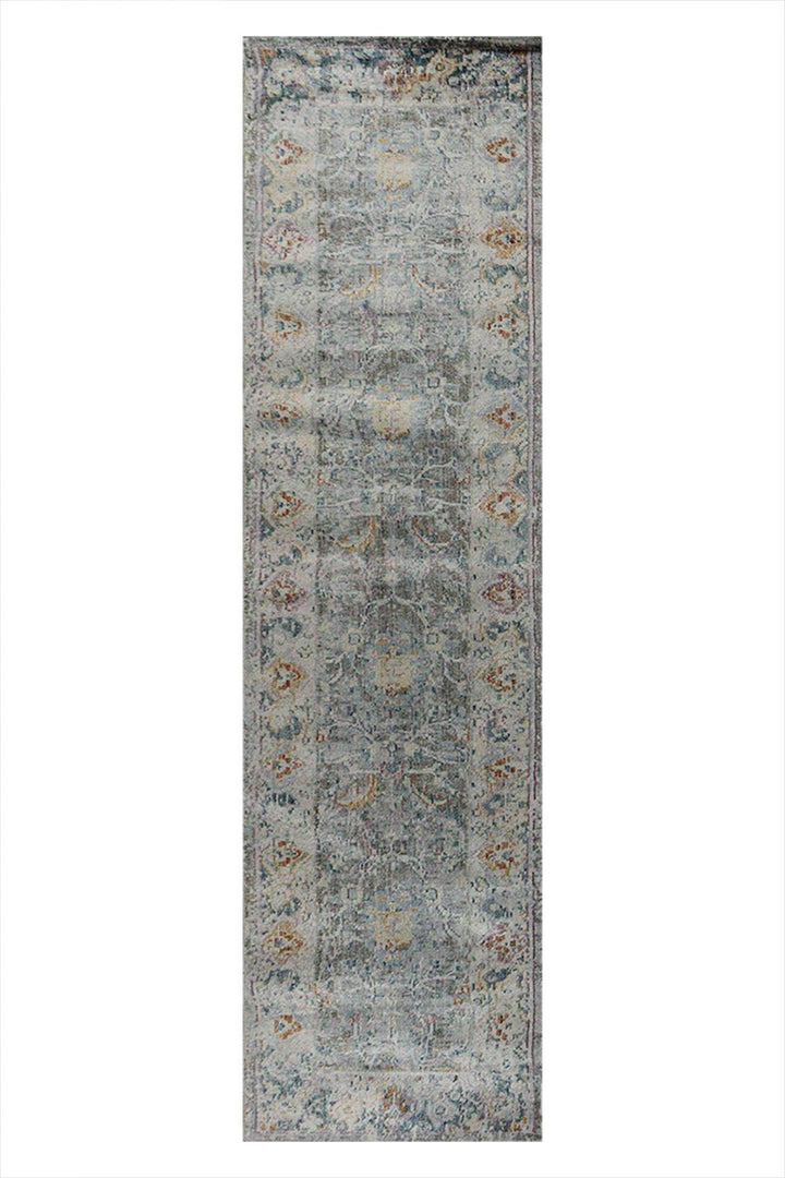 Turkish Modern Festival-1 Rug - L Gray - 2.2 X 8.0 Ft- Sleek And Minimalist For Chic Interiors - V Surfaces