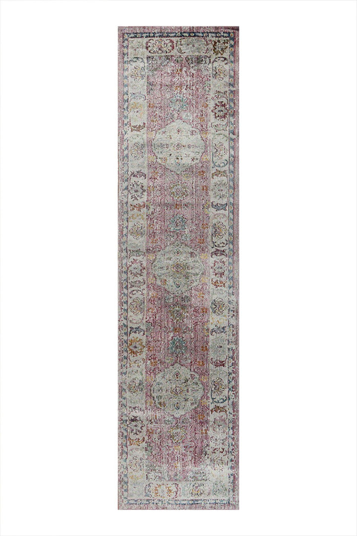 Turkish Modern Festival-1 Rug - Rose - 2.2 X 8.0 Ft- Sleek And Minimalist For Chic Interiors - V Surfaces