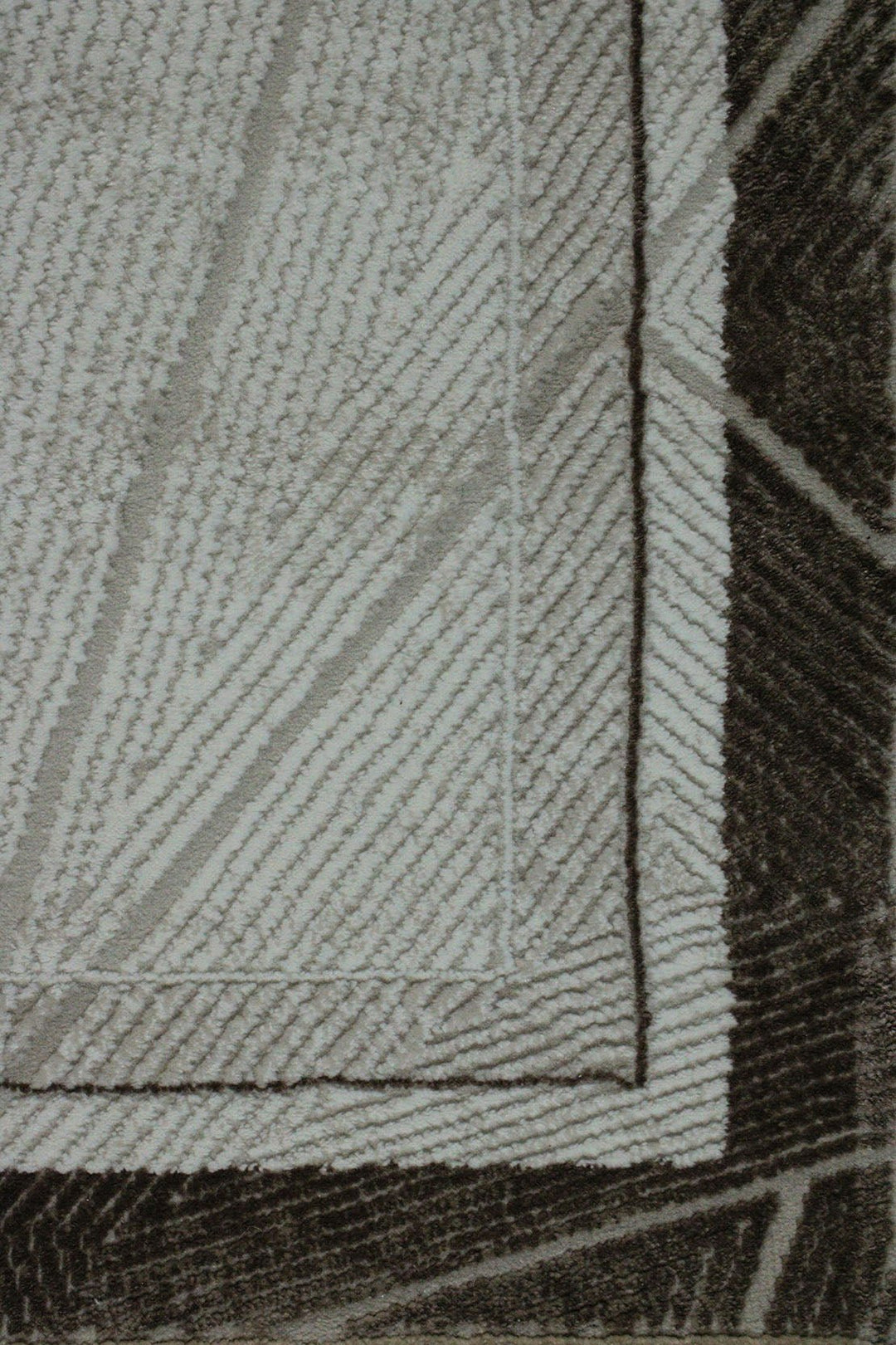 Turkish Modern Festival 1 Rug - White & Brown - 2.6 x 6.5 FT - Sleek And Minimalist For Chic Interiors - V Surfaces