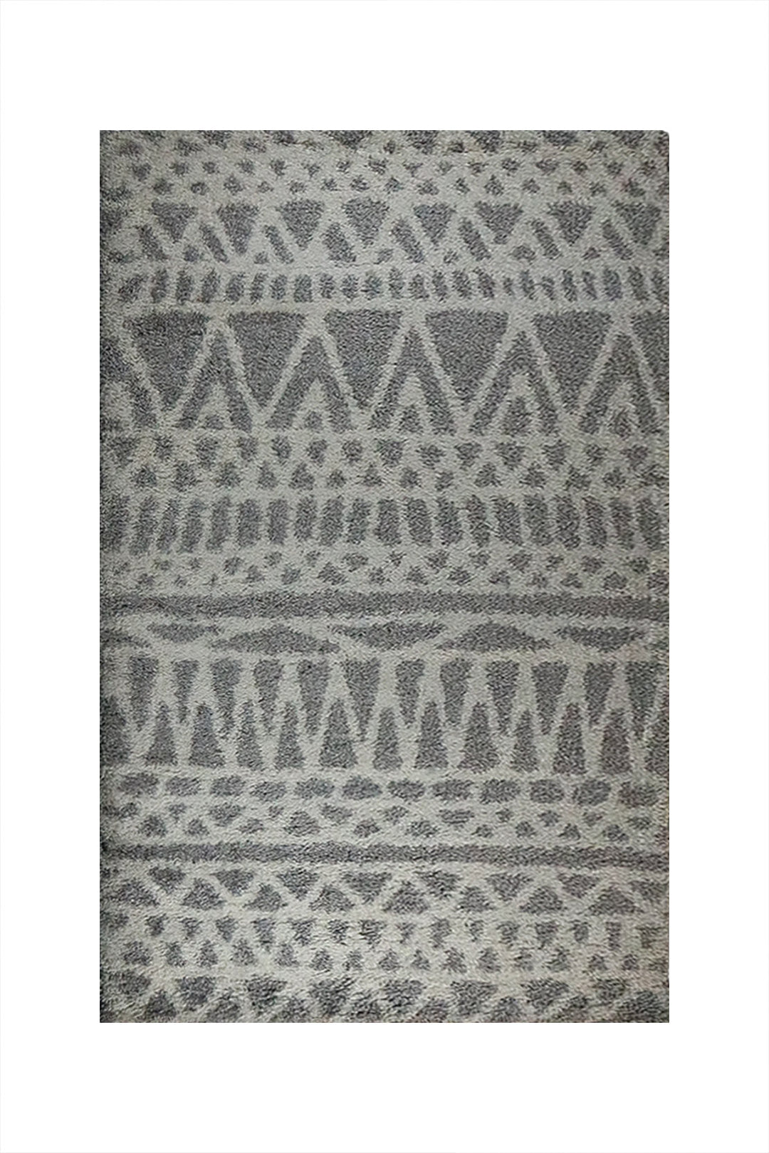 Turkish Modern Festival 2 Rug - 5.24 x 7.54 FT - Gray and Cream - Superior Comfort, Modern Style Accent Rugs - V Surfaces